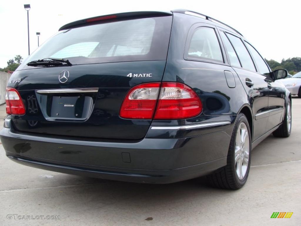 2006 E 350 4Matic Wagon - Everest Green Metallic / Stone photo #5