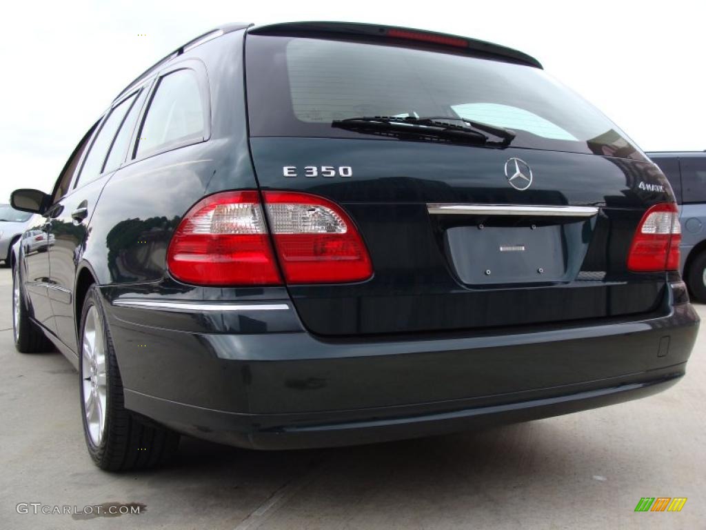 2006 E 350 4Matic Wagon - Everest Green Metallic / Stone photo #7