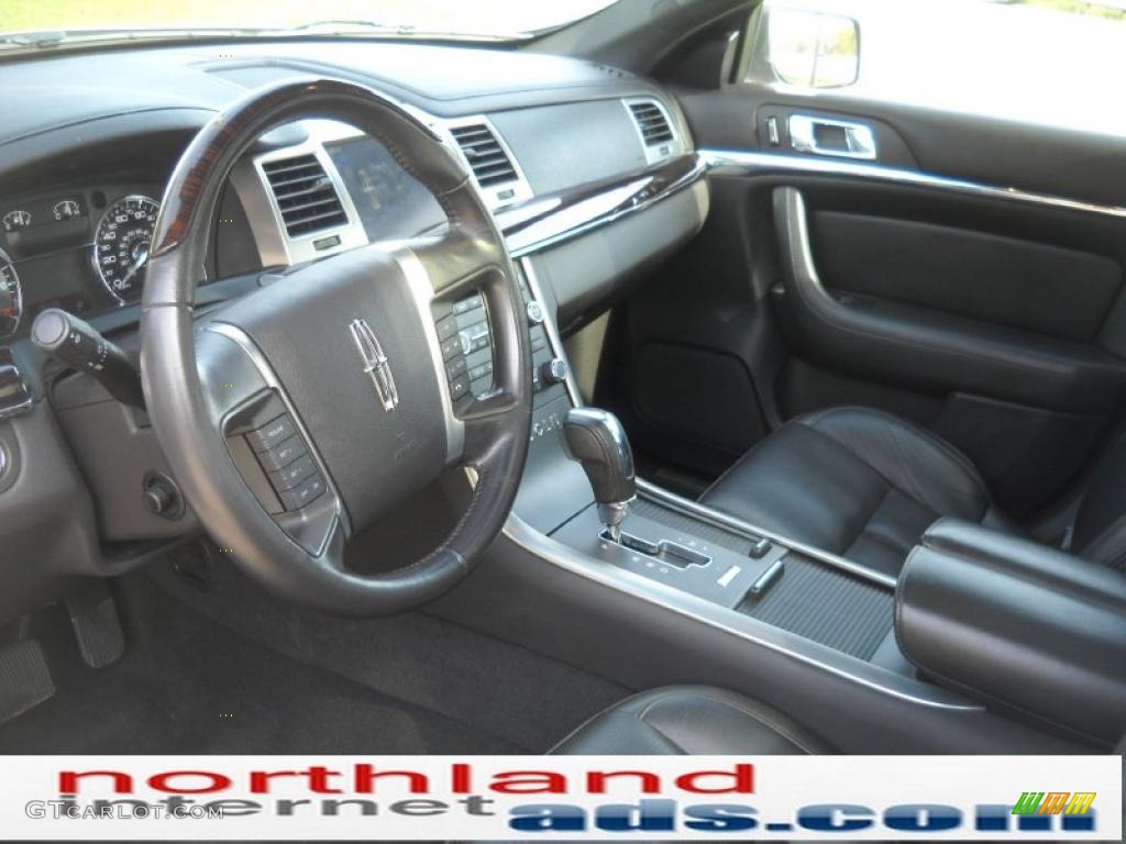 Charcoal Black Interior 2009 Lincoln MKS AWD Sedan Photo #37953352