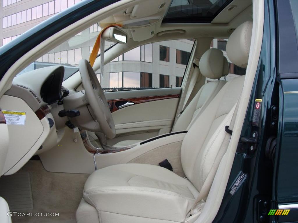 2006 E 350 4Matic Wagon - Everest Green Metallic / Stone photo #12