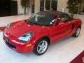 2002 Absolutely Red Toyota MR2 Spyder Roadster  photo #3