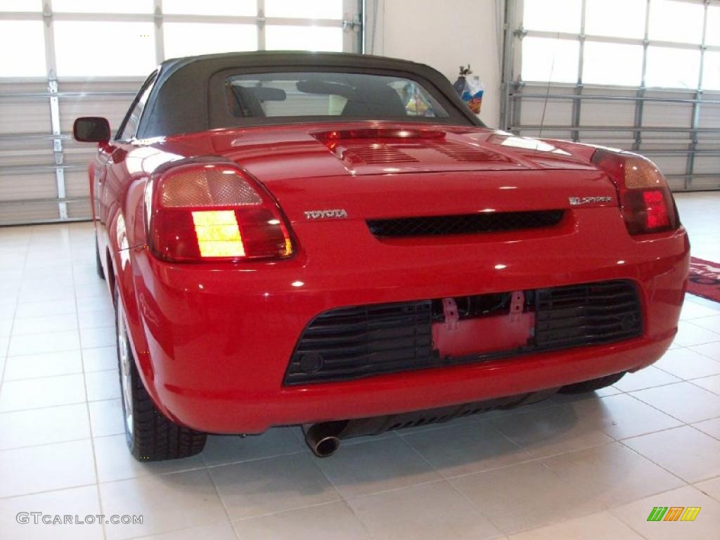 2002 MR2 Spyder Roadster - Absolutely Red / Black photo #6