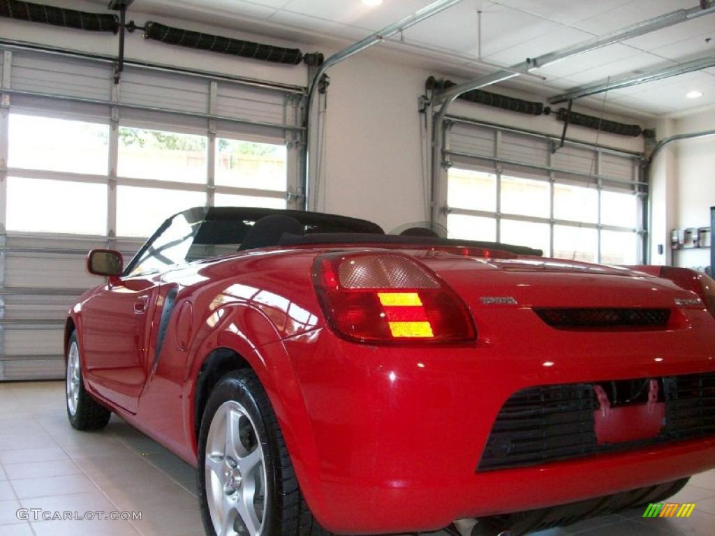 2002 MR2 Spyder Roadster - Absolutely Red / Black photo #17