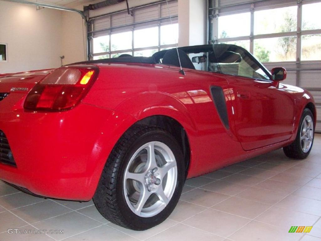 2002 MR2 Spyder Roadster - Absolutely Red / Black photo #18