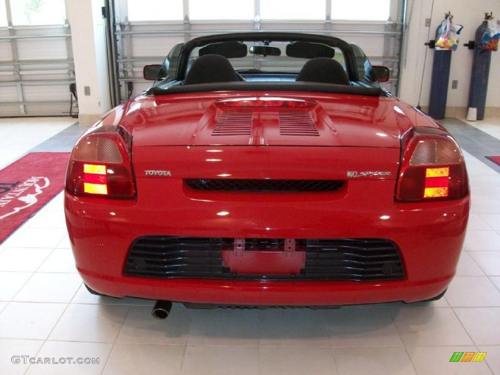 2002 MR2 Spyder Roadster - Absolutely Red / Black photo #20