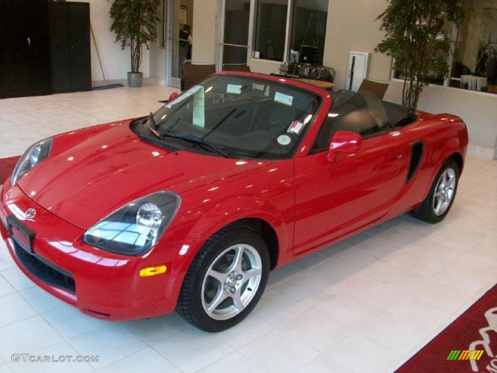 2002 MR2 Spyder Roadster - Absolutely Red / Black photo #22