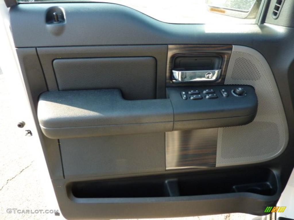 Light Parchment/Espresso Piping Interior 2008 Lincoln Mark LT SuperCrew 4x4 Photo #37957244