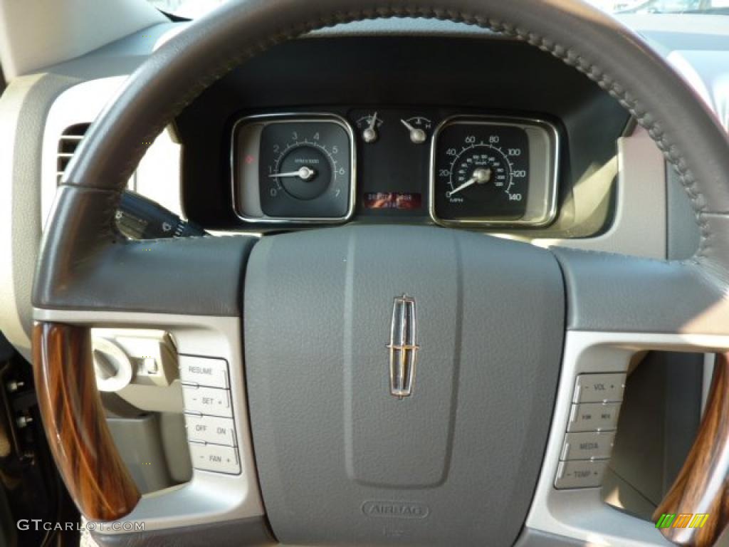 2007 Lincoln MKX AWD Greystone Steering Wheel Photo #37957680