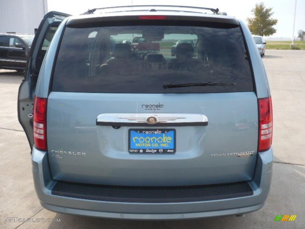2010 Town & Country Touring - Clearwater Blue Pearl / Dark Slate Gray/Light Shale photo #9