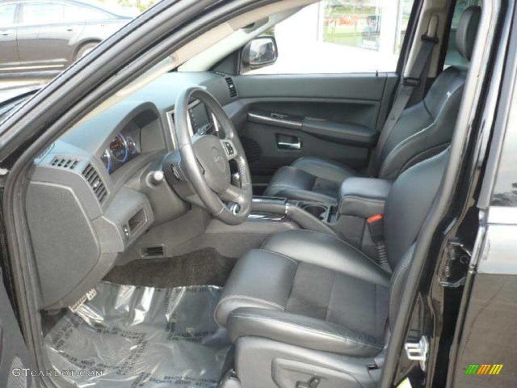 Dark Slate Gray Interior 2008 Jeep Grand Cherokee SRT8 4x4 Photo #37958028