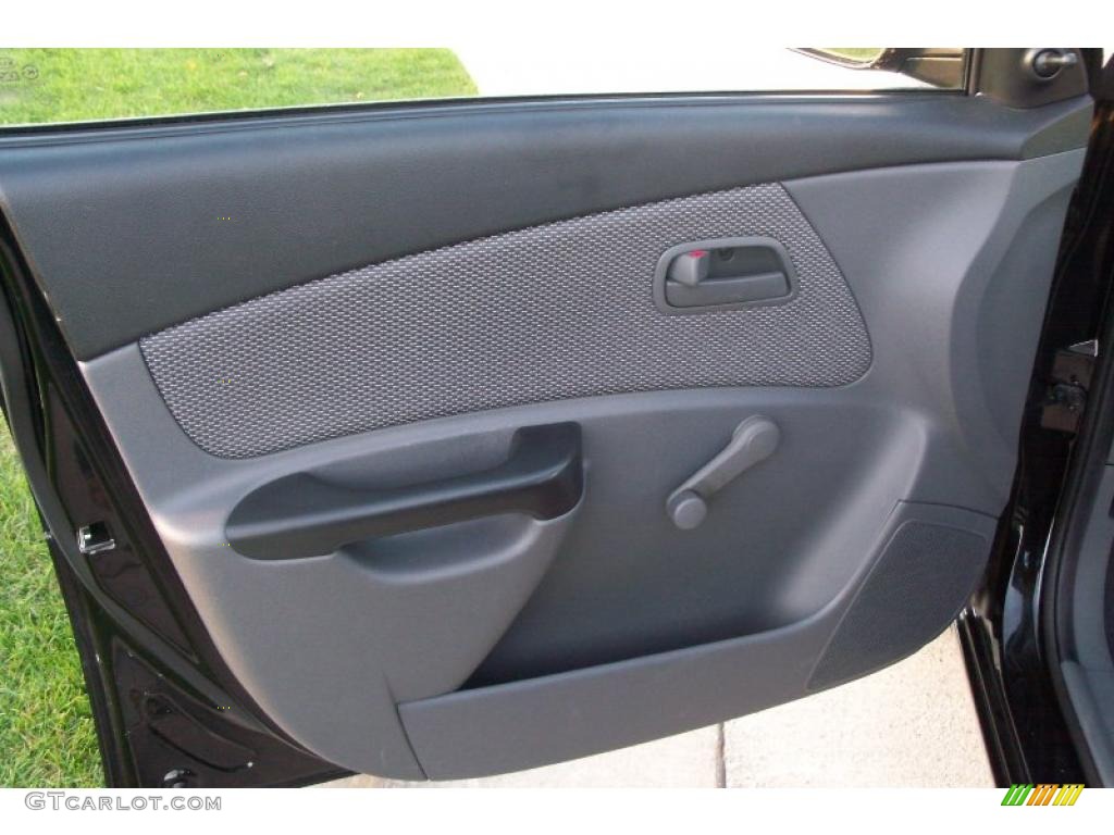 Gray Interior 2010 Kia Rio LX Sedan Photo #37959644