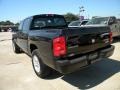 2010 Brilliant Black Crystal Pearl Dodge Dakota Lone Star Crew Cab  photo #3