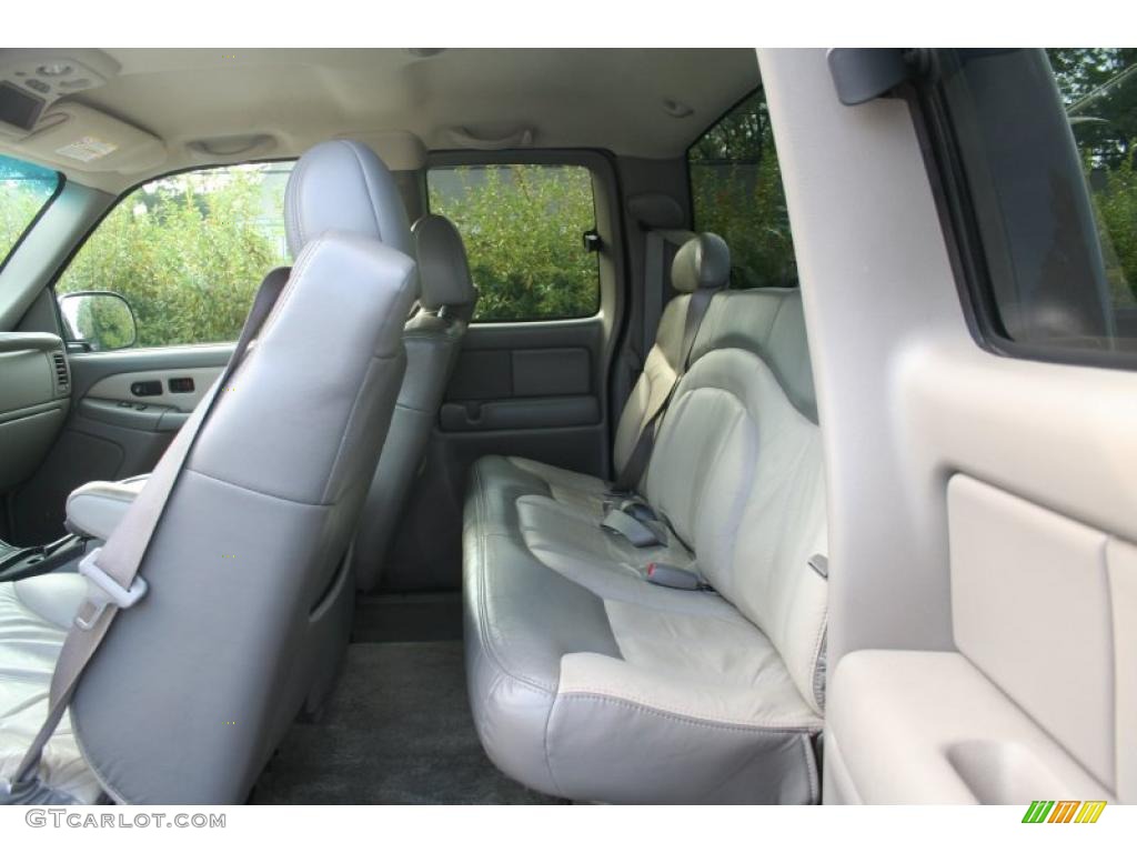Stone Gray Interior 2002 GMC Sierra 1500 Denali Extended Cab 4WD Photo #37961000