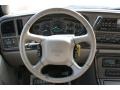 2002 GMC Sierra 1500 Stone Gray Interior Steering Wheel Photo