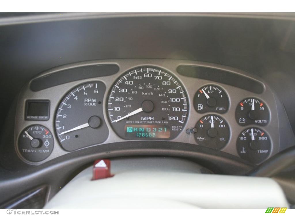 2002 GMC Sierra 1500 Denali Extended Cab 4WD Gauges Photo #37961164