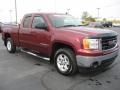 2008 Sonoma Red Metallic GMC Sierra 1500 SLE Extended Cab  photo #3