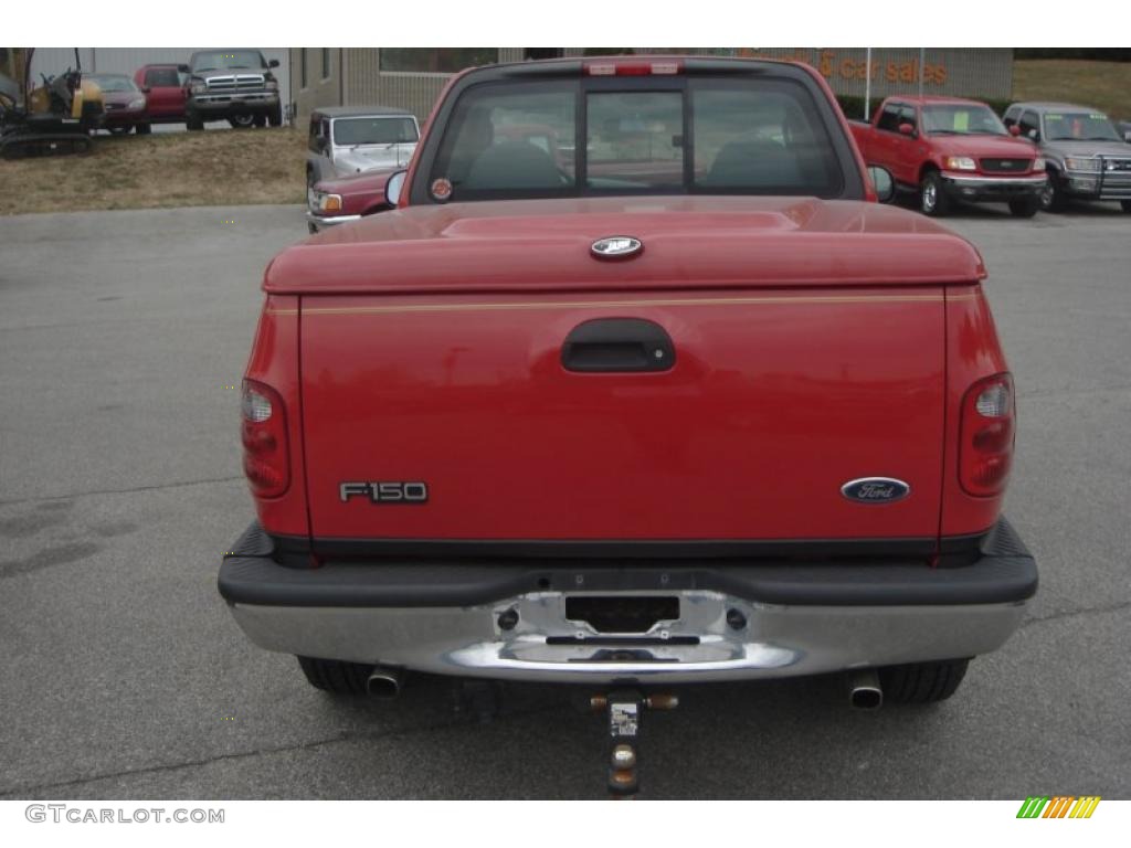 2003 F150 FX4 Regular Cab 4x4 - Bright Red / Medium Graphite Grey photo #4