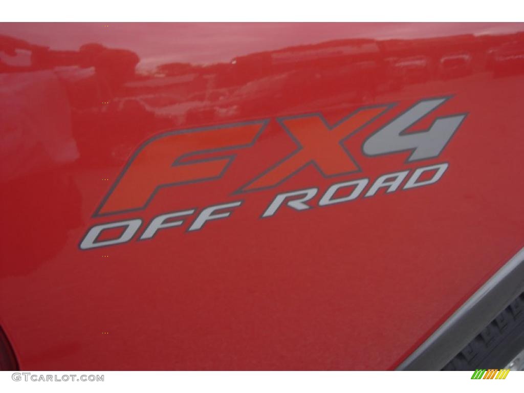 2003 F150 FX4 Regular Cab 4x4 - Bright Red / Medium Graphite Grey photo #8