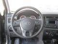 2011 Kia Rio Gray Interior Steering Wheel Photo
