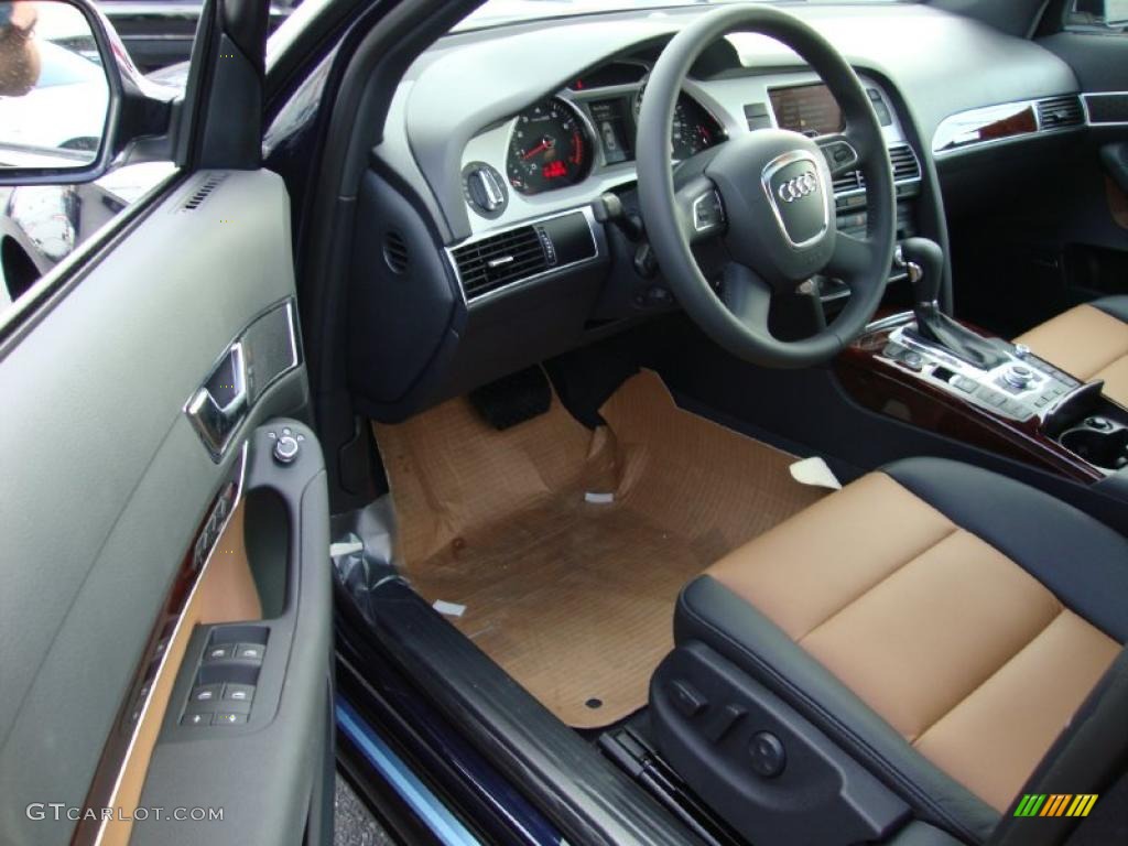 Amaretto/Black Interior 2011 Audi A6 3.0T quattro Sedan Photo #37963328
