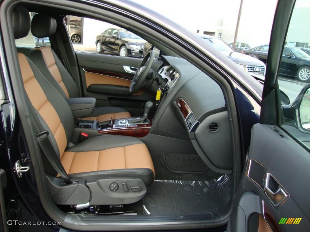 Amaretto/Black Interior 2011 Audi A6 3.0T quattro Sedan Photo #37963444