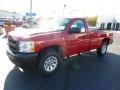 2011 Victory Red Chevrolet Silverado 1500 Regular Cab 4x4  photo #3