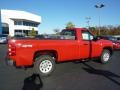 2011 Victory Red Chevrolet Silverado 1500 Regular Cab 4x4  photo #10