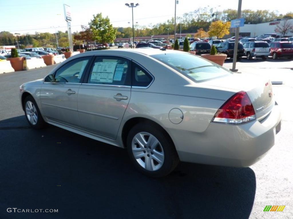 2011 Impala LS - Gold Mist Metallic / Ebony photo #5