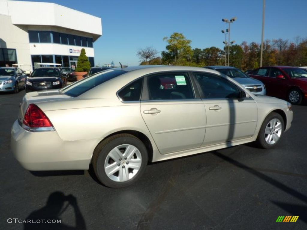 2011 Impala LS - Gold Mist Metallic / Ebony photo #10