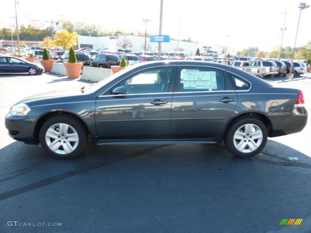 2011 Impala LS - Cyber Gray Metallic / Ebony photo #4