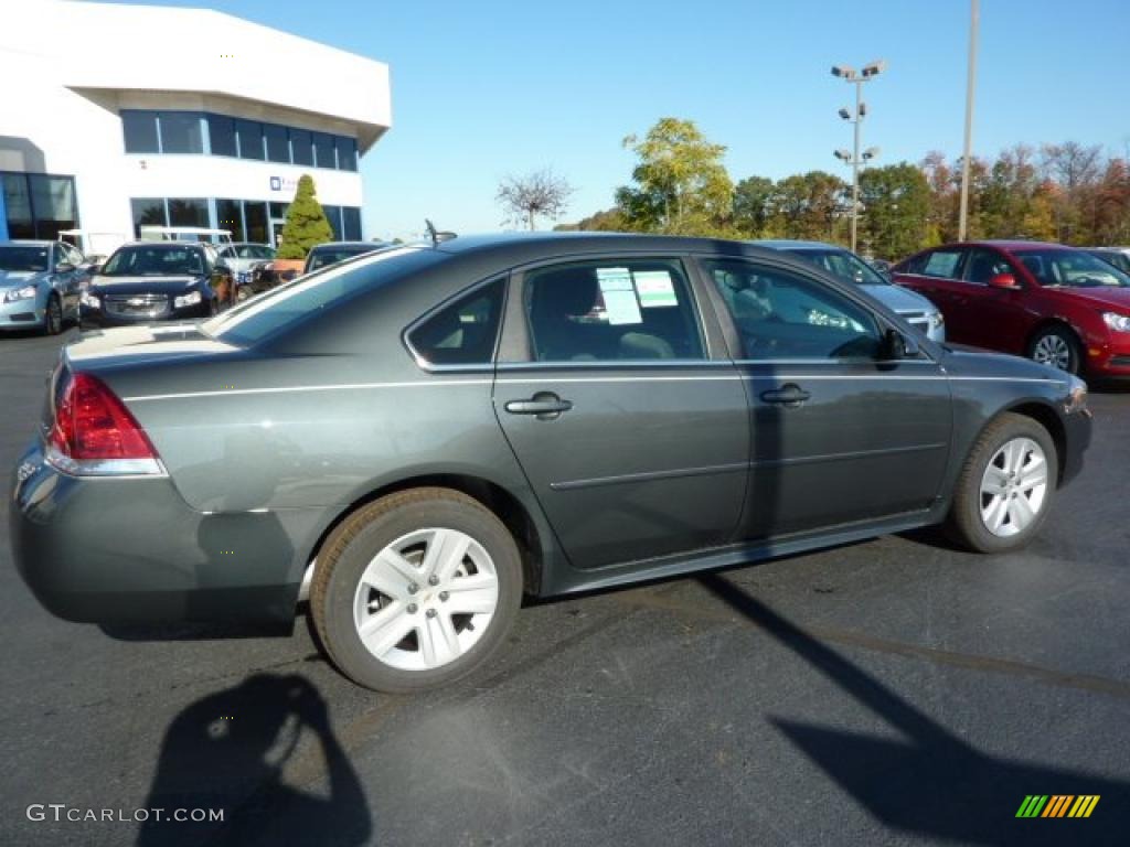 2011 Impala LS - Cyber Gray Metallic / Ebony photo #10