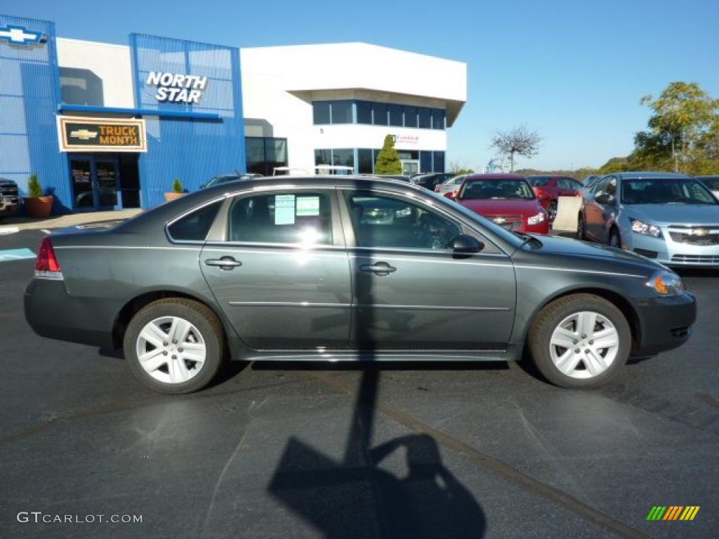 2011 Impala LS - Cyber Gray Metallic / Ebony photo #11