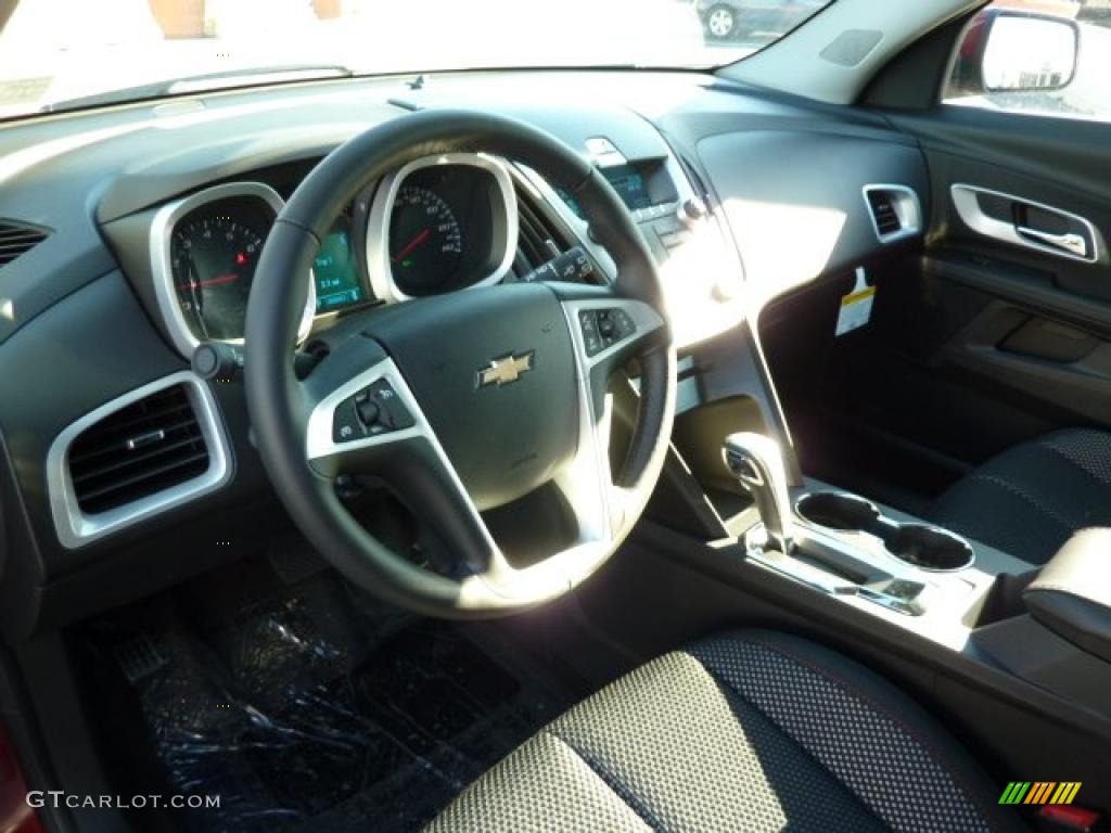 Jet Black Interior 2011 Chevrolet Equinox LT AWD Photo #37965708