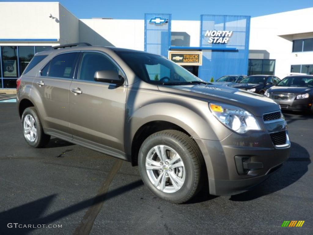 2011 Equinox LT AWD - Mocha Steel Metallic / Jet Black photo #1