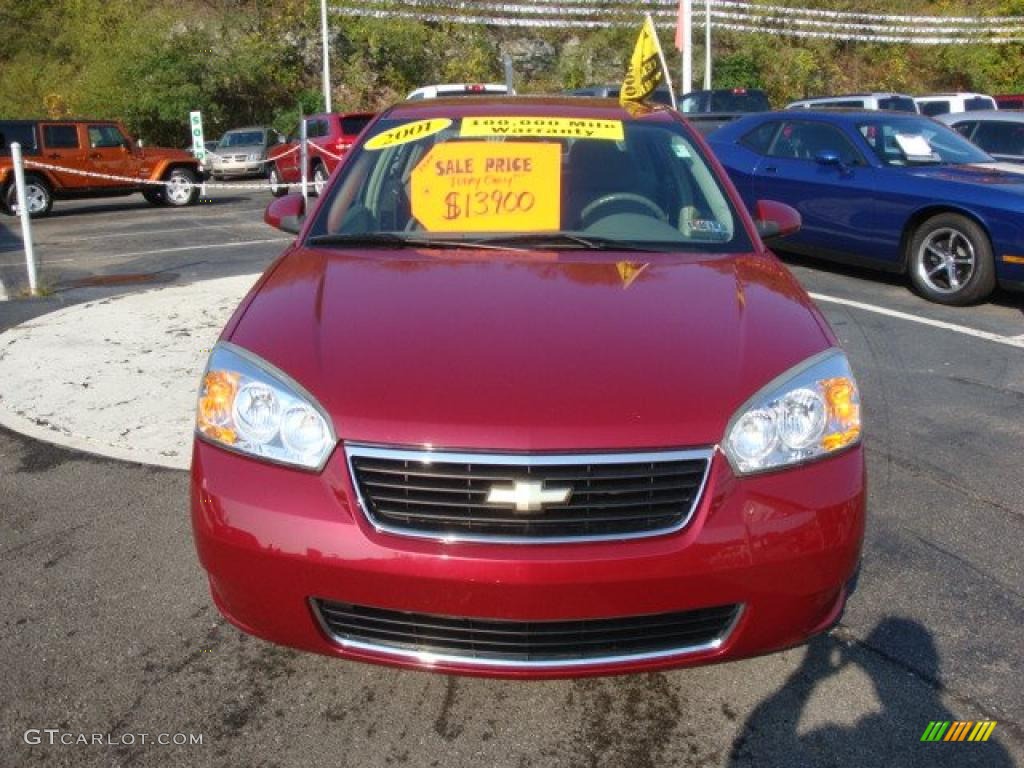 2007 Malibu LT Sedan - Sport Red Metallic / Titanium Gray photo #7