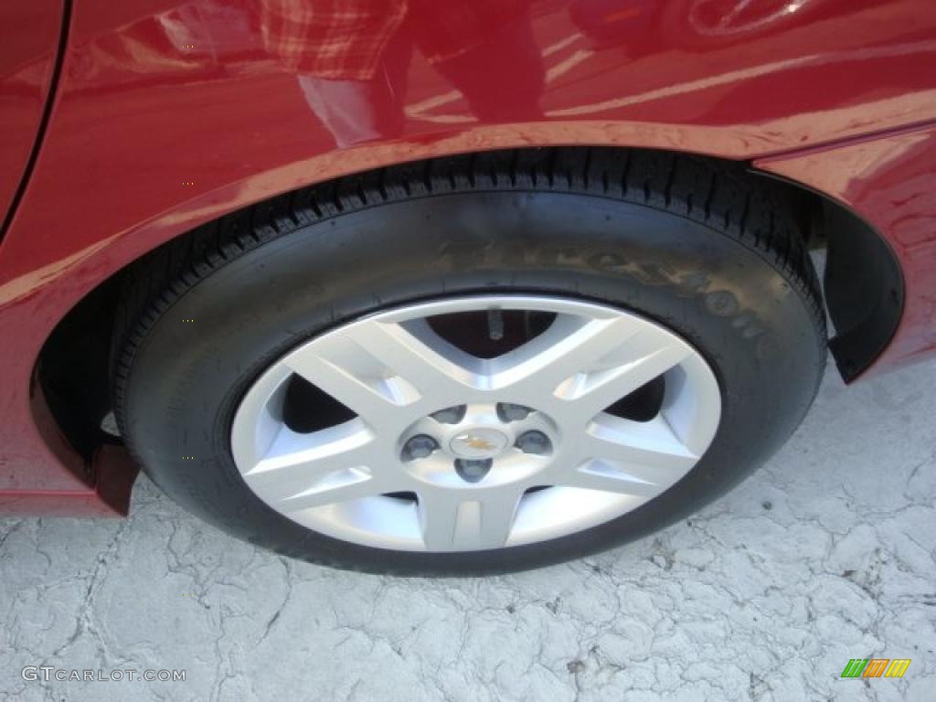 2007 Malibu LT Sedan - Sport Red Metallic / Titanium Gray photo #10