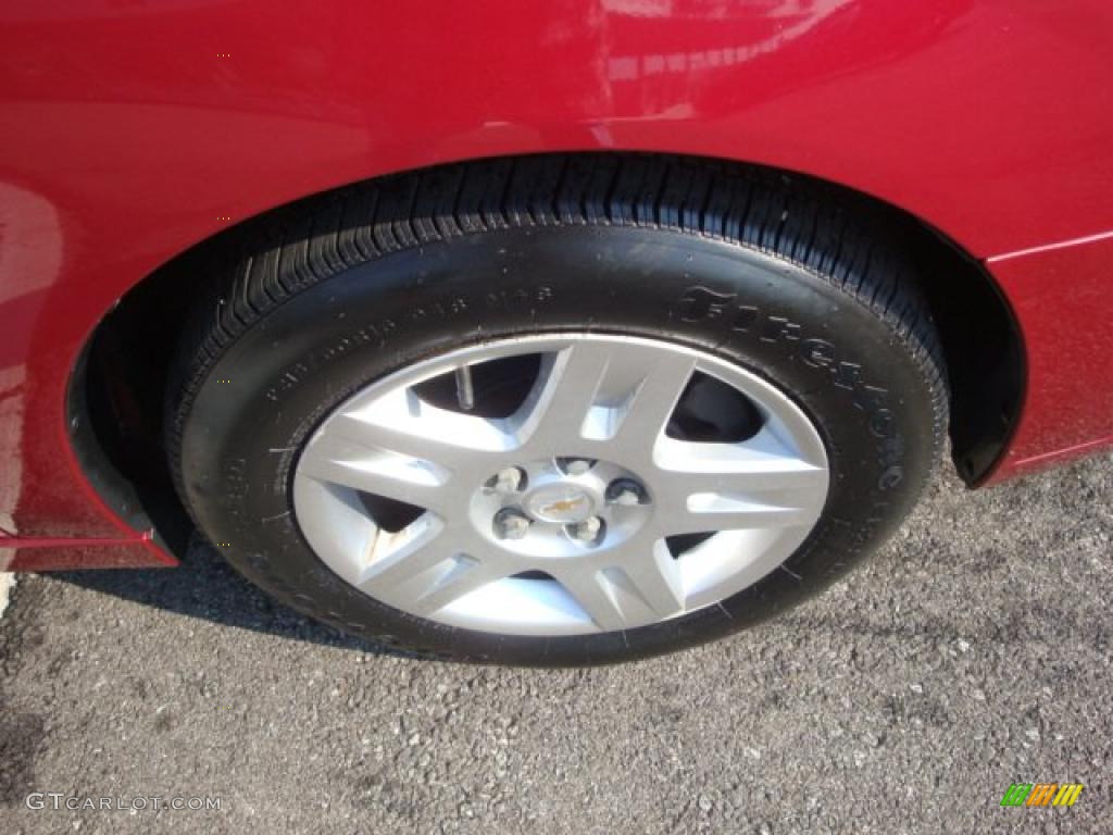 2007 Malibu LT Sedan - Sport Red Metallic / Titanium Gray photo #12