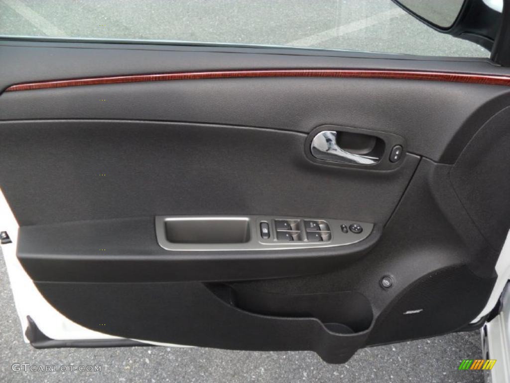 Ebony Interior 2011 Chevrolet Malibu LTZ Photo #37966824