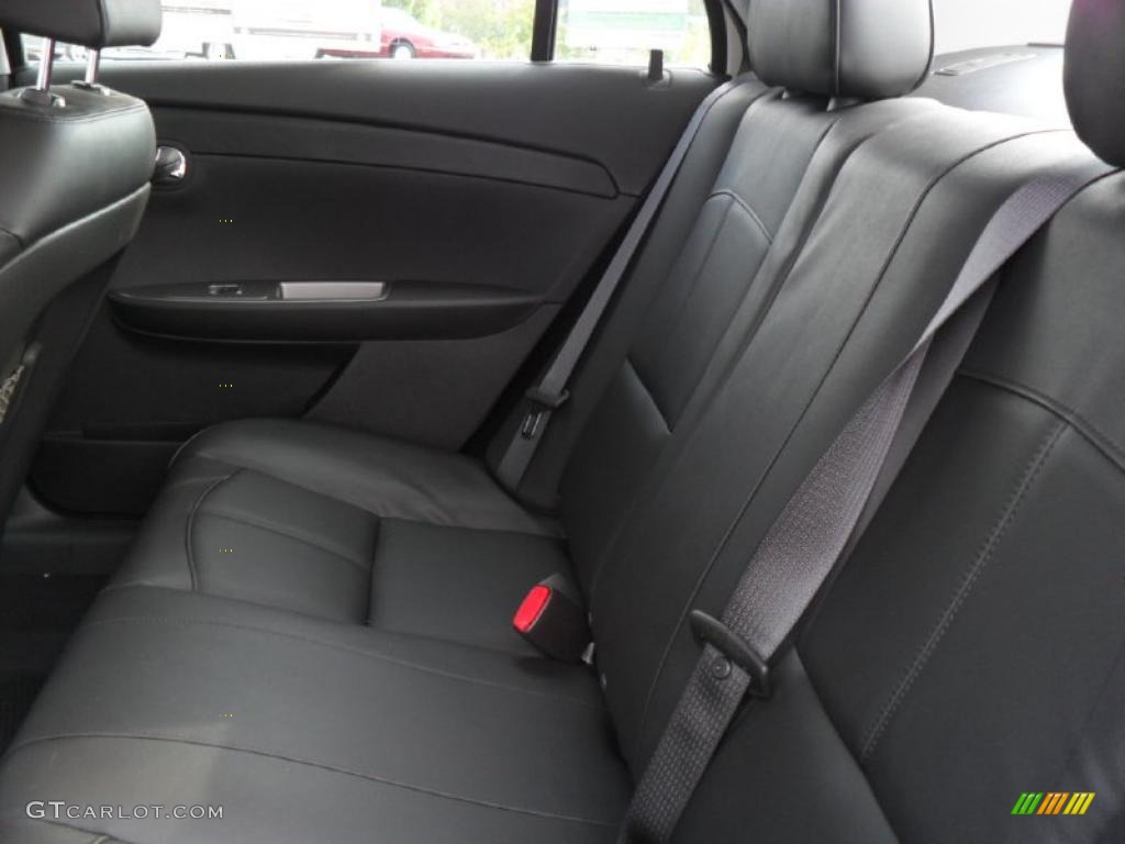 Ebony Interior 2011 Chevrolet Malibu LTZ Photo #37966908