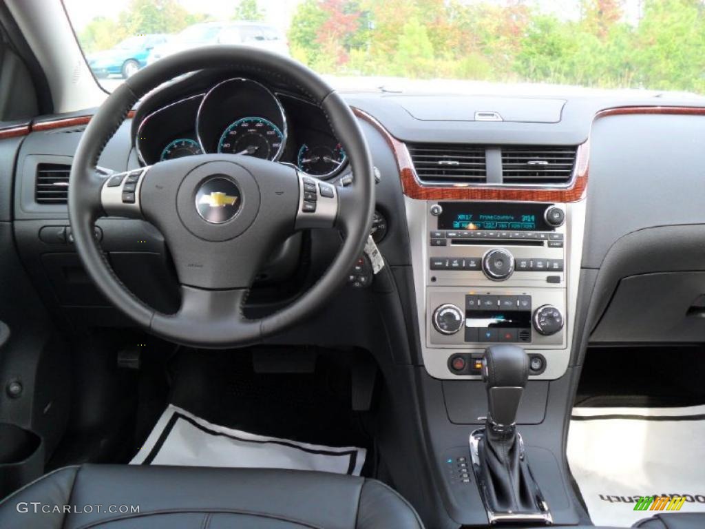 2011 Chevrolet Malibu LTZ Ebony Dashboard Photo #37966924