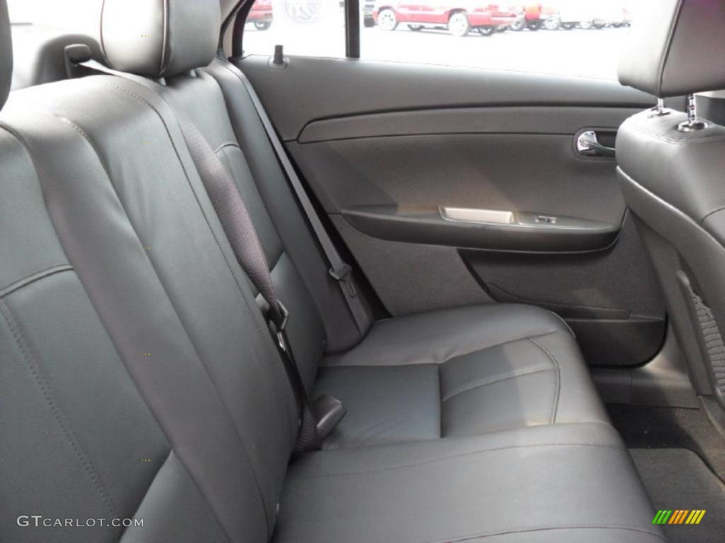 Ebony Interior 2011 Chevrolet Malibu LTZ Photo #37966976