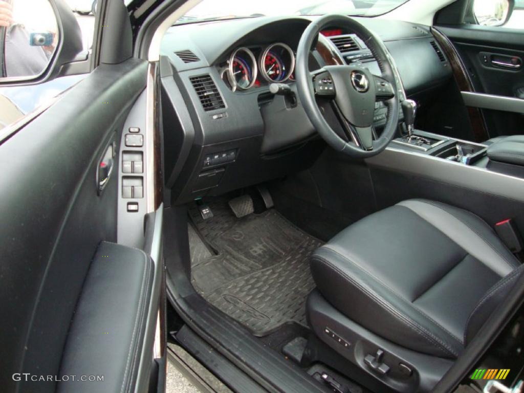Black Interior 2010 Mazda CX-9 Grand Touring AWD Photo #37968004