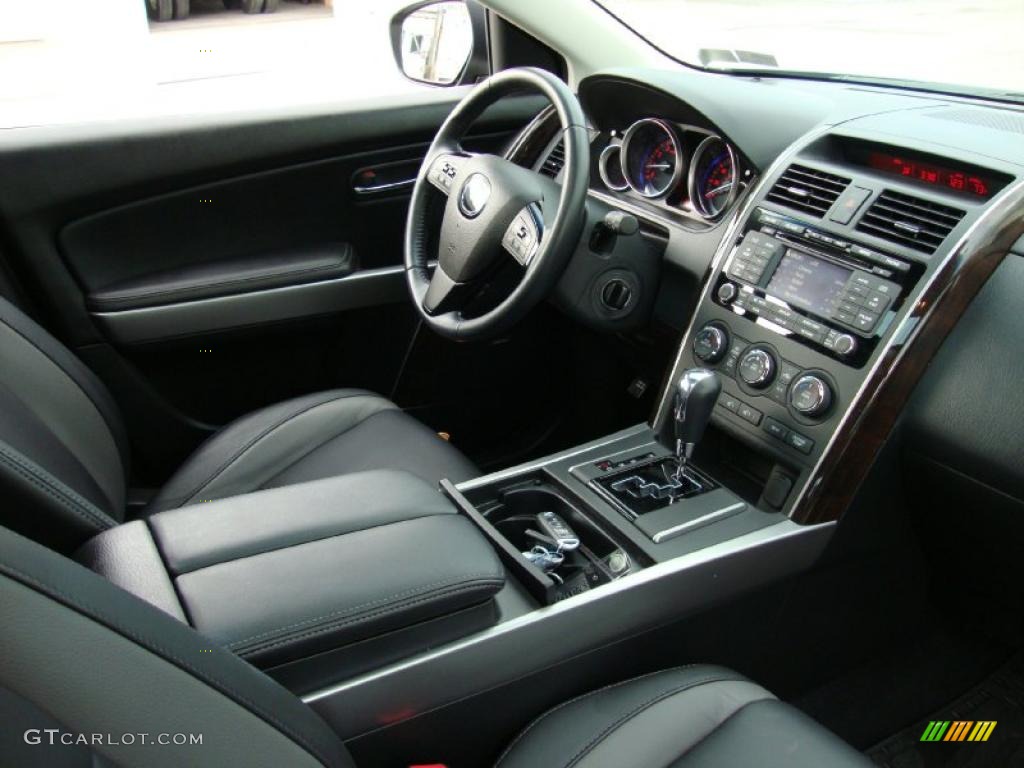 Black Interior 2010 Mazda CX-9 Grand Touring AWD Photo #37968116