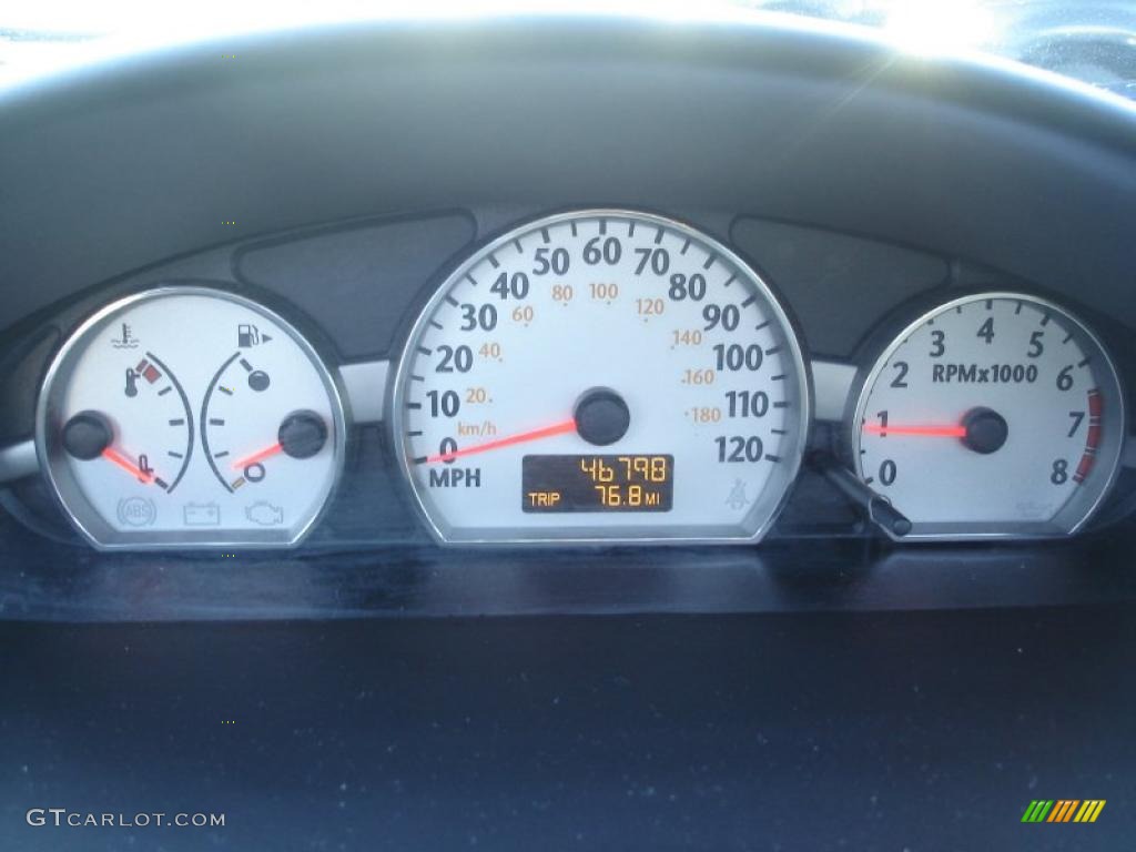 2007 Saturn ION 3 Quad Coupe Gauges Photo #37969588