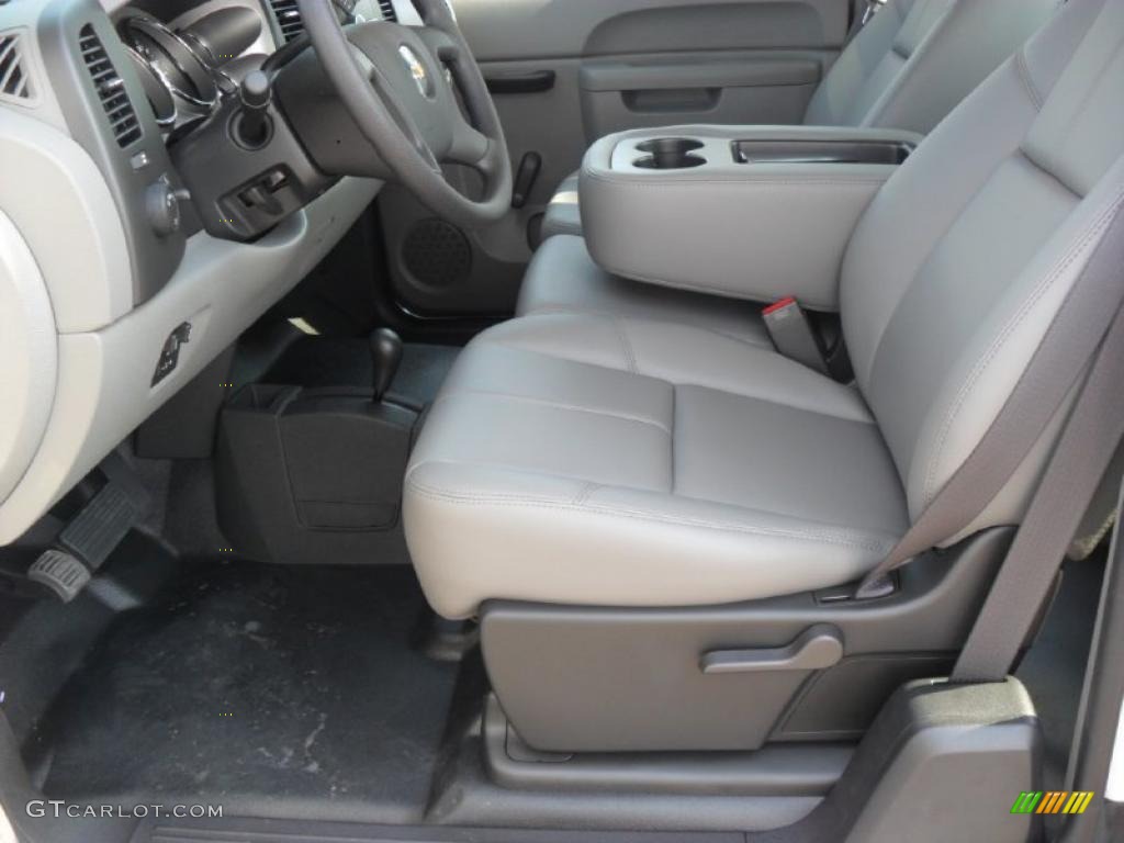 Dark Titanium Interior 2011 Chevrolet Silverado 2500HD Extended Cab 4x4 Photo #37970188