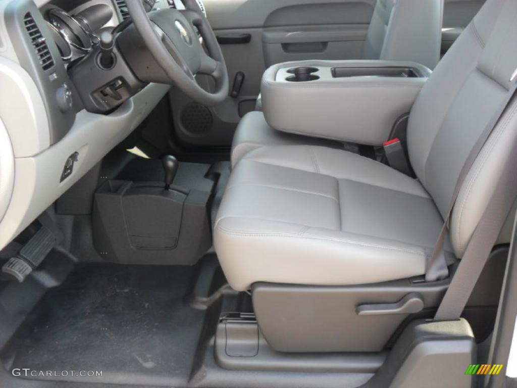 Dark Titanium Interior 2011 Chevrolet Silverado 2500HD Extended Cab 4x4 Photo #37971444
