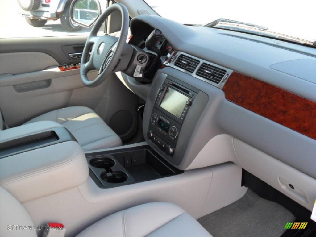 Dark Titanium/Light Titanium Interior 2011 GMC Sierra 1500 SLT Crew Cab 4x4 Photo #37972532