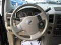2010 Nissan Titan Almond Interior Steering Wheel Photo