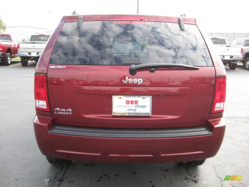 2007 Grand Cherokee Laredo 4x4 - Red Rock Crystal Pearl / Medium Slate Gray photo #5