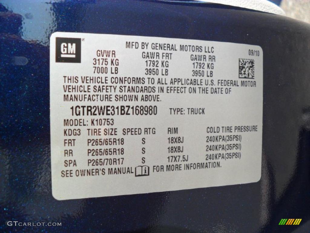 2011 Sierra 1500 SLT Extended Cab 4x4 - Midnight Blue Metallic / Dark Titanium/Light Titanium photo #6